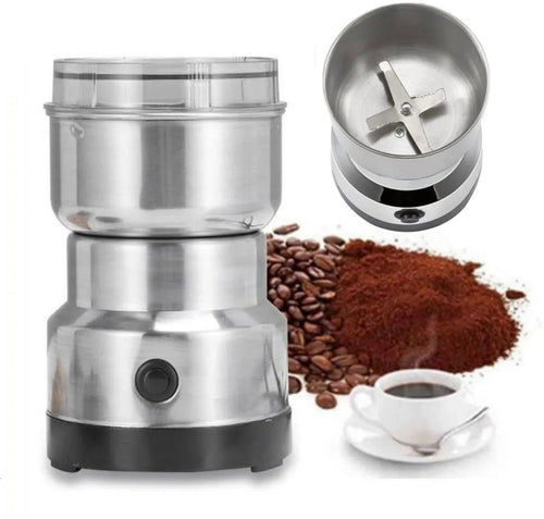 Electric Grinder High Quality Stainless Steel Spices Masala, Nuts, Beans Grinder Powerful Motor