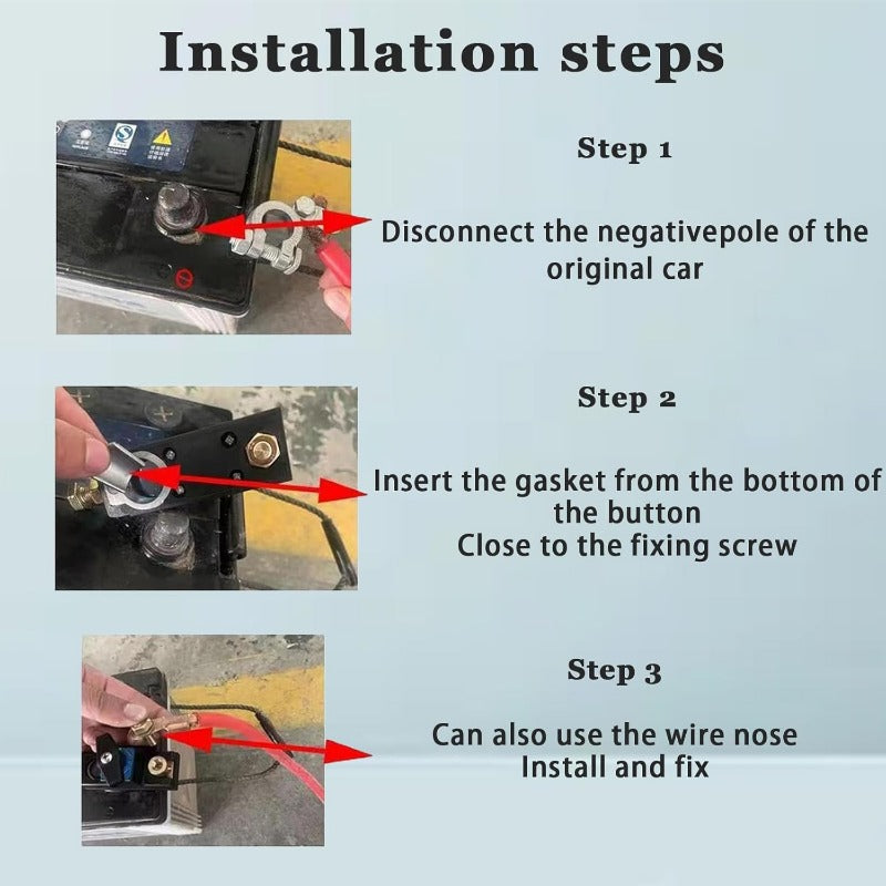 Heavy Duty Anti-Leakage Battery Disconnect Switch – Pure Copper